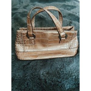 Tommy Hilfiger Faux Alligator Skin Purse